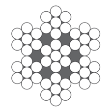 VORNBAEUMEN: Черный канат 6 x 7-WSC () VORNBAEUMEN: Черный канат 6 x 7-WSC