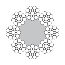 VORNBAEUMEN: Подъемный канат 8 x 19S-FC () VORNBAEUMEN: Подъемный канат 8 x 19S-FC